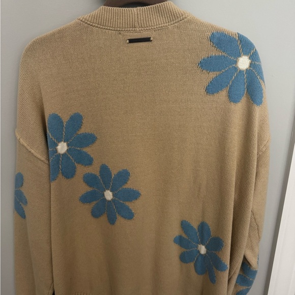 Peace Love World Beige Knit Cardigan - Picture 5 of 5